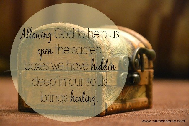 Because pouring out to God is safe